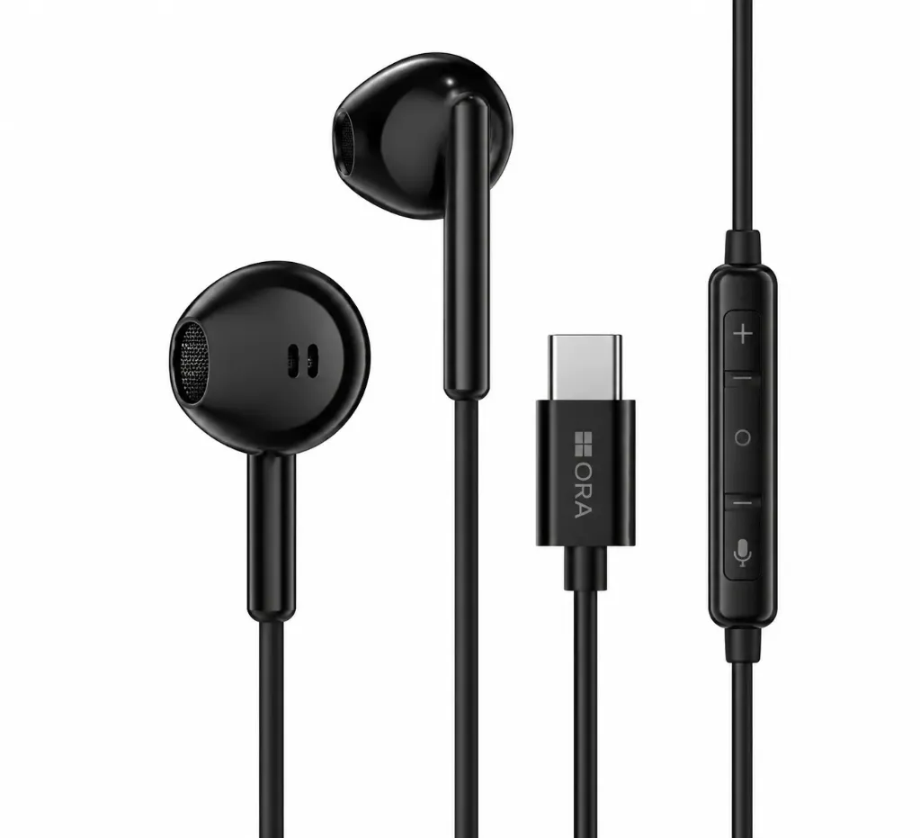 [DOL-AUT125N] AURICULARES IN-EAR CON CABLE TIPO C (NEGRO)- 1HORA - PACK X 50