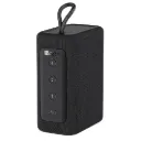 PARLANTE BLUETOOTH PORTATIL CUADRADO CON REVESTIMIENTO DE TELA 7W (NEGRO)- 1HORA - PACK X 5