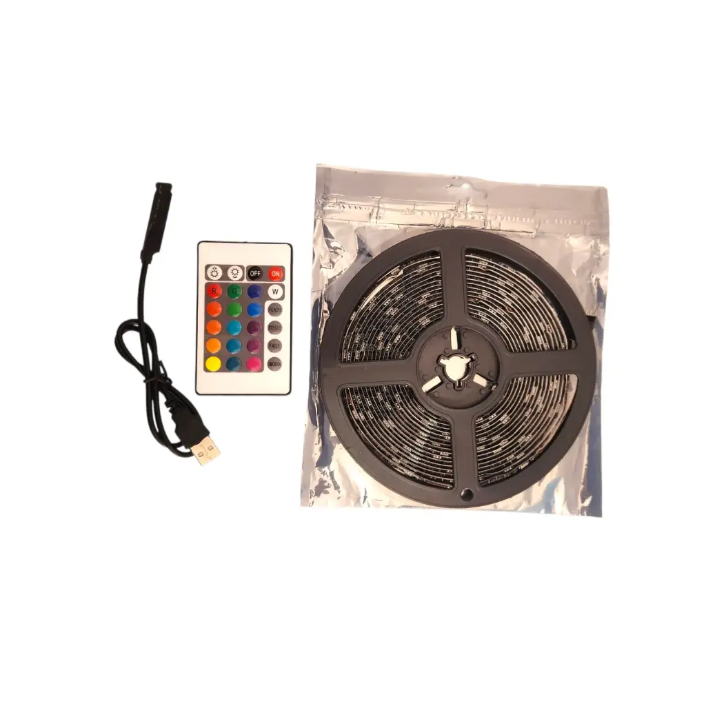 Tira led RGB cable y control