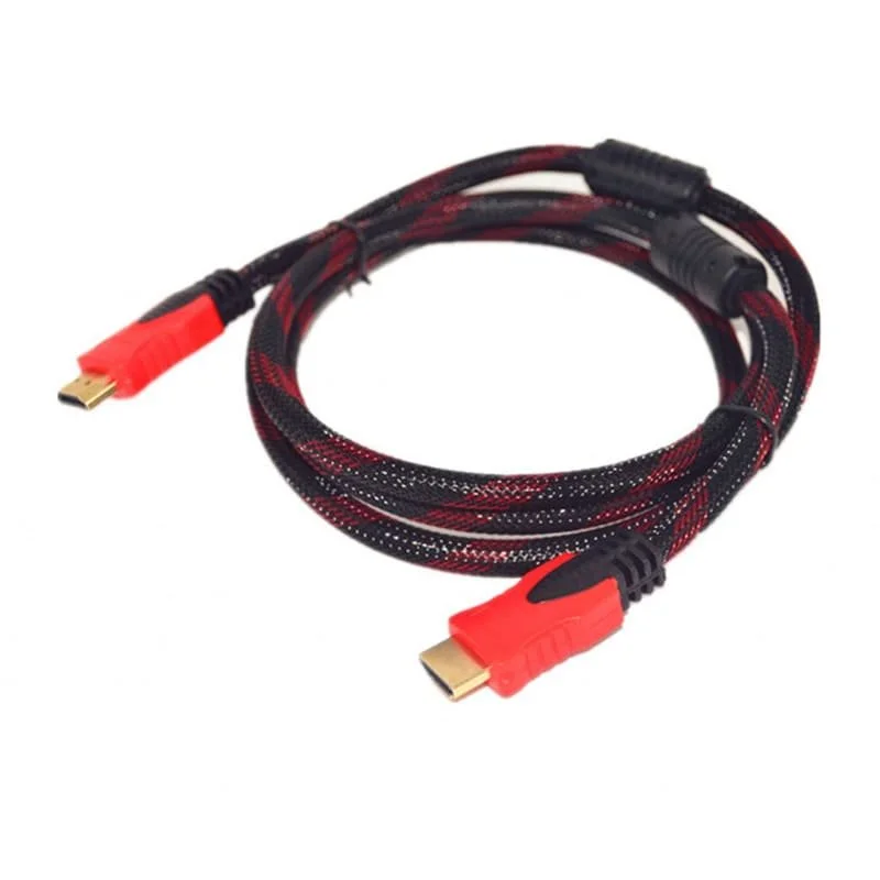 Cable Hdmi A Hdmi Mallado Rojo 1.5M 