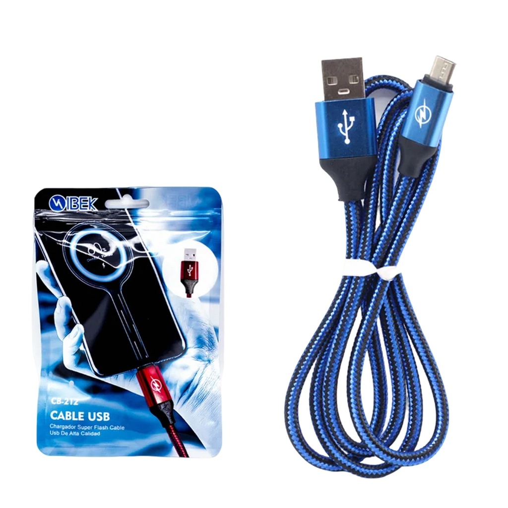 Cable USB a V8 en bolsa___Medio Bulto X 500