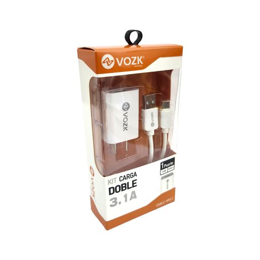 CARGADORES VOZK 3.1A TIPO C