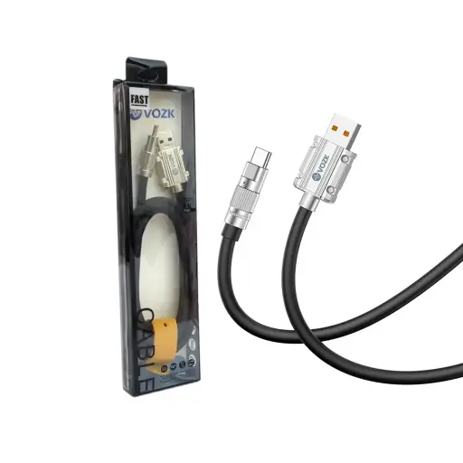 CABLES VOZK USB A TIPO C 2.1A METAL 
