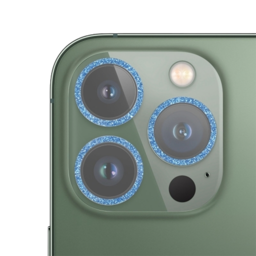 PROTECTORES TEMPLADO PARA  CÁMARA TRASERA para IPHONE CON GLITTER 