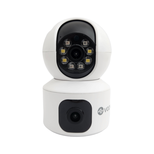 [F-CAS4005] CAMARAS DE SEGURIDAD DOBLE LENTE FULL HD VISION NOCTURNA 2MP VOZK