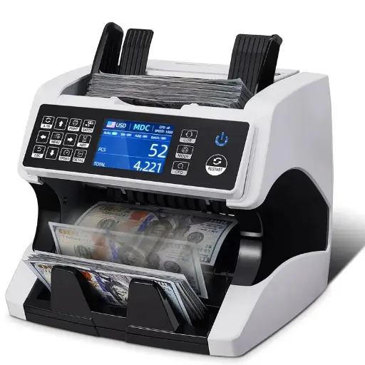 [T-IKAL920] CONTADOR DE BILLETES PANTALLA LCD DETECTOR DE BILLETES FALSOS UV AL-920