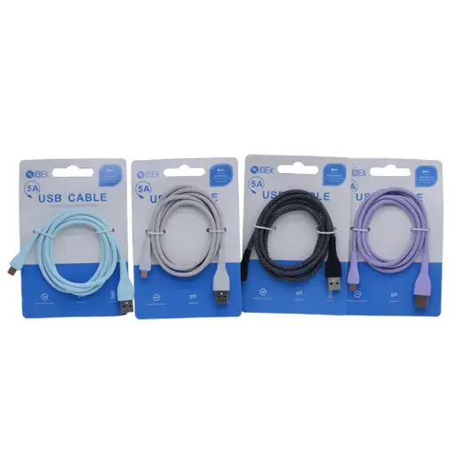 [T-IKCB2402] CABLE USB PARA IPHONE IBEK CB-2402 5A
