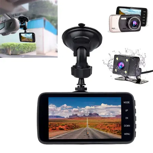 [T-IKG75503] CÁMARA PARA AUTO DVR FULL HD 1080P VISIÓN TRASERA ESPEJO GRABADORA