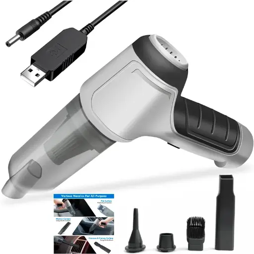 [T-IKXCQ3] ASPIRADORA PORTÁTIL INALÁMBRICA TIPO PISTOLA