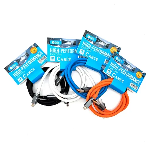 [T-IK609] CABLE ENGOMADO USB MICRO USB V8 IK-609 IBEK 6A