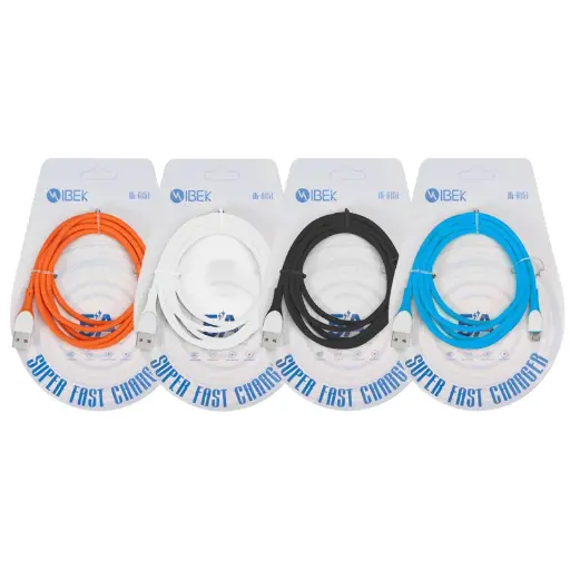 [T-IK6151] CABLE ENGOMADO USB V8 1.5M IK-6151 IBEK 5A