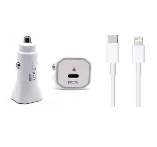 [DOLY-45-52] CARGADORES PARA AUTO PARA IPHONE__MEDIO BULTO X125 