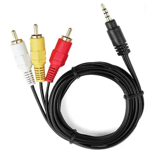 [F-IKP1028] CABLES AUXILIAR A 3 RCA 3M
