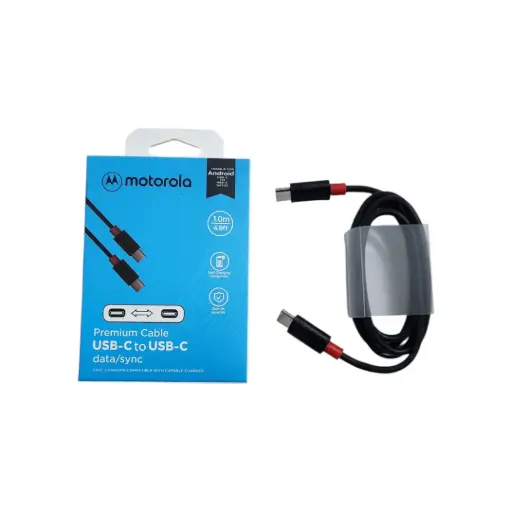 [F-PAA527513] CABLE TIPO C-C MOTOROLA 1M