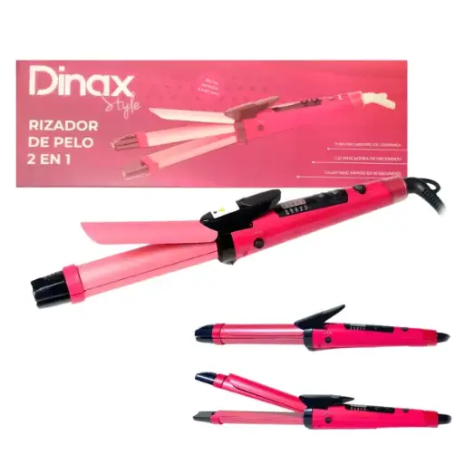 [LD-PLHCR2215] RIZADOR DE PELO 2 EN 1	 