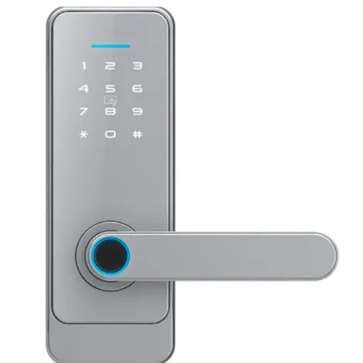 [T-IKLS-C89] CERRADURA INTELIGENTE HUELLA DIGITAL BIOMÉTRICA TARJETA LS-C89
