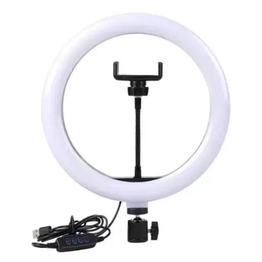 [T-IKQX-360] ARO DE LUZ 14″ 36CM BLANCO SIN TRIPODE