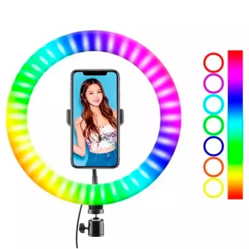 [T-IKMJ-330] ARO DE LUZ 13″ 33CM RGB SIN TRIPODE MJ-330