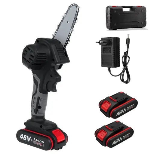 [T-IKGJ-03] MINI MOTOSIERRA INALÁMBRICA 6″ PULGADAS 48V A PILAS