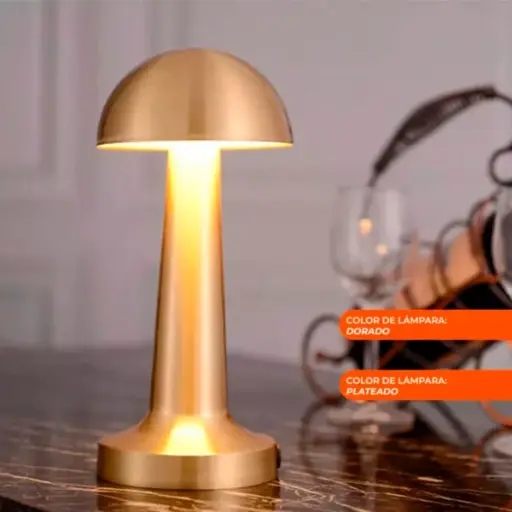 [T-IKSD-019] LÁMPARA VELADOR LED RECARGABLE TOUCH TÁCTIL METAL SD-019