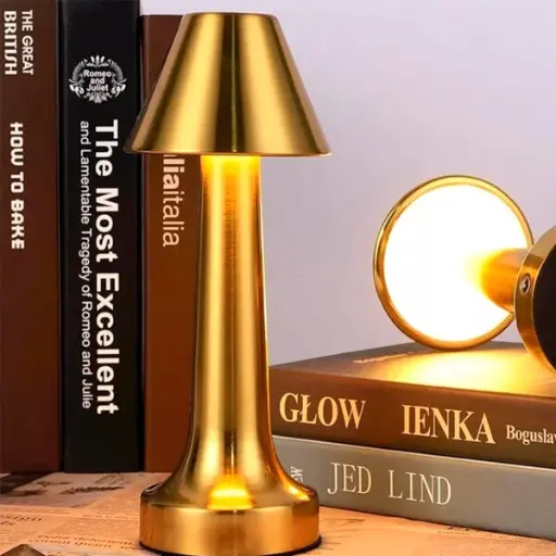 [T-IKSD-018] LÁMPARA VELADOR LED RECARGABLE TOUCH TÁCTIL METAL SD-018