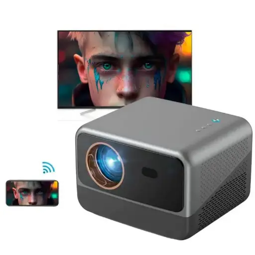 [LO-PROYECTORGRIS] Poyector Portatil HD Android 10