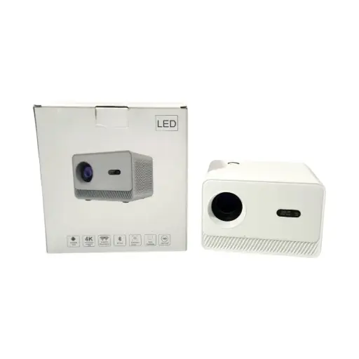 [LO-PROYECTORLEDBLANCO] Poyector Portatil Led 4k Android 12.0