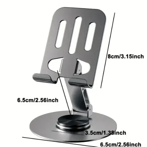 [T-IKZM0113] SOPORTE DE CELULAR PARA MESA DE METAL GIRATORIO