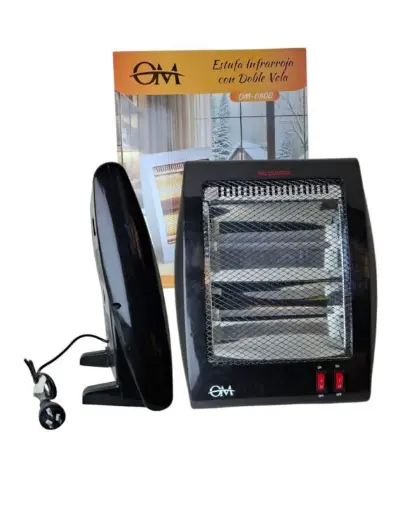 [F-WMPOM0800N] ESTUFA 2 VELAS OM-0800-N