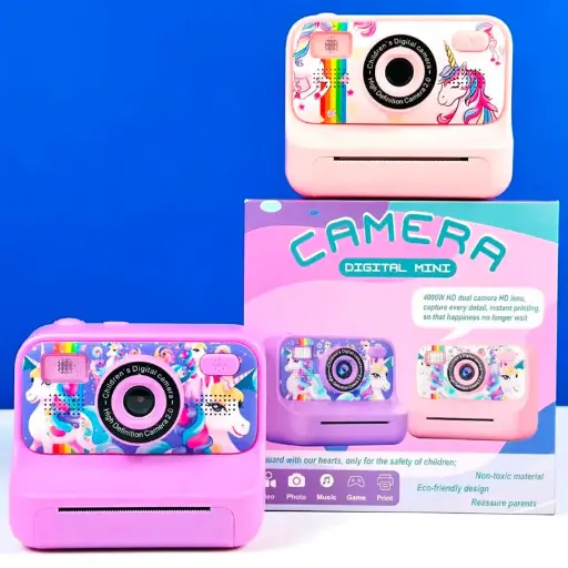 [T-IKS10] CÁMARA DE FOTOS CON IMPRESORA INFANTIL S10