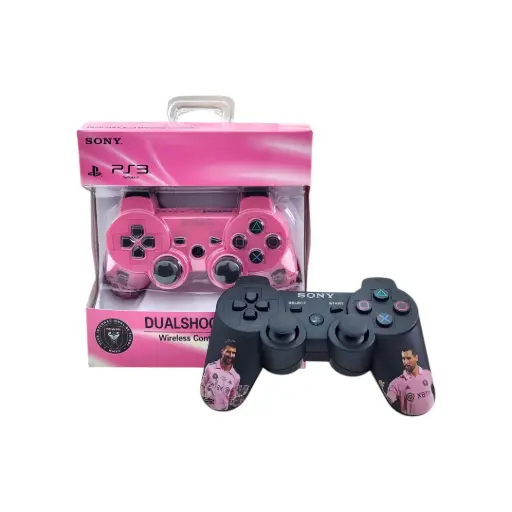 [MBPAP033] JOYSTICK PS3 SONY MESSI AZUL ROSA__MEDIO BULTO X 50