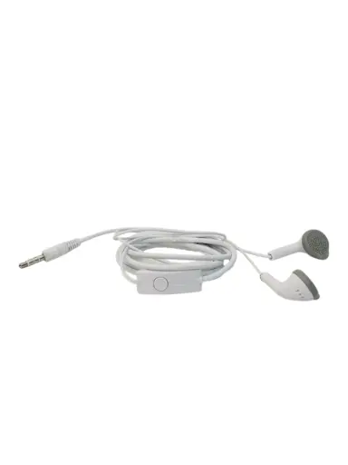 [F-F017] AURICULAR SAMSUNG PUNTA PLATEADA EN BOLSA ROLLO  