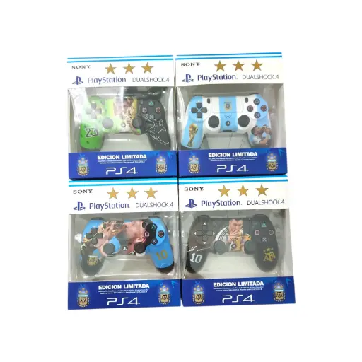 [F-PAAP041] JOYSTICK PS4 MESSI 3 ESTRELLAS 4modelos SURTIDOS