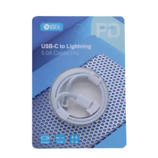 [T-IKCB2350] Cables Tipo C a Iphone  5.0A IBEK 