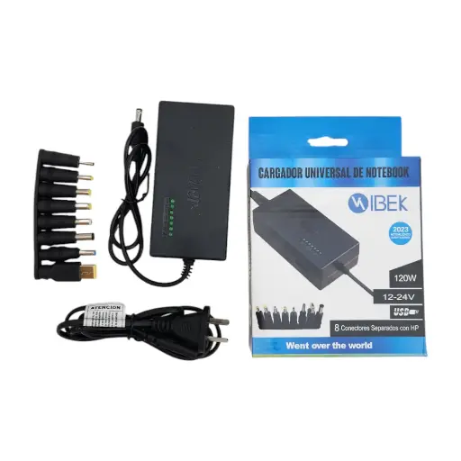 [F-IKEX01396] CARGADOR UNIVERSAL NOTEBOOK CON FICHA HP NT-1004 